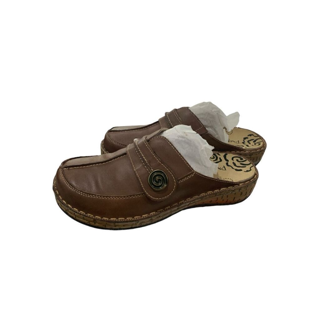 Propet Jana women’s Leather Mules Size 8 New With Box
